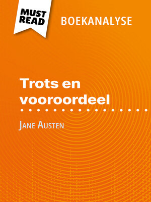 cover image of Trots en vooroordeel van Jane Austen (Boekanalyse)